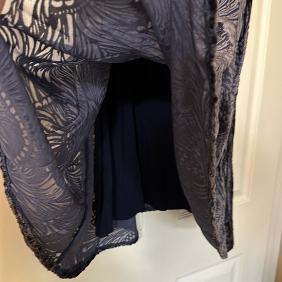 Free People blue velvet dress Medium - Picture 4 of 9